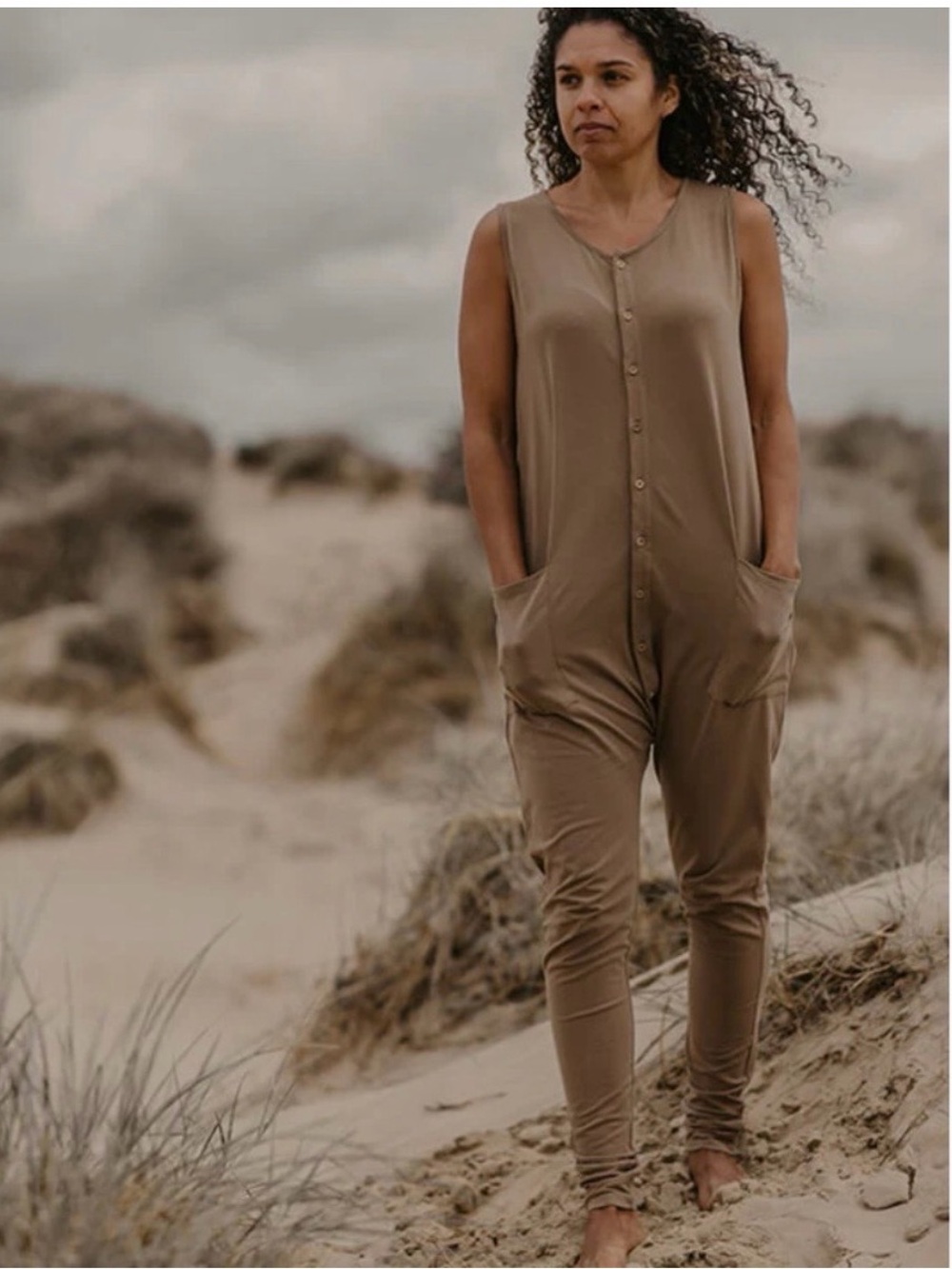 Simple folk women’s jumper. Organic cotton. Size 2. Beautiful grey.